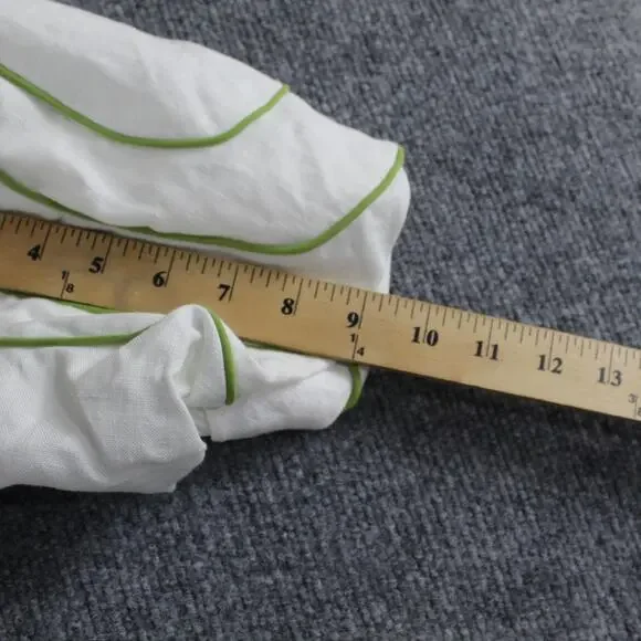 Farm Rio Dress Womens Small Milani Printed Linen Mini Tropical Boho Chic Playful - Picture 15 of 15